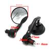 Профессиональные мотоциклетные зеркала с круглым стержнем, боковое зеркало заднего вида для мотоцикла, руль 7/8 дюйма, быстрая установка