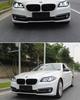 LED Bi-Xenon Headlight Assembly with Flowing Turn Signal for 11-17 BMW 5 Series