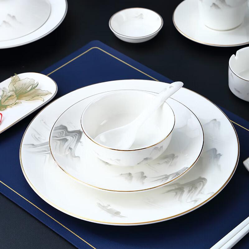 Luxury Bone China Tableware Dining Set