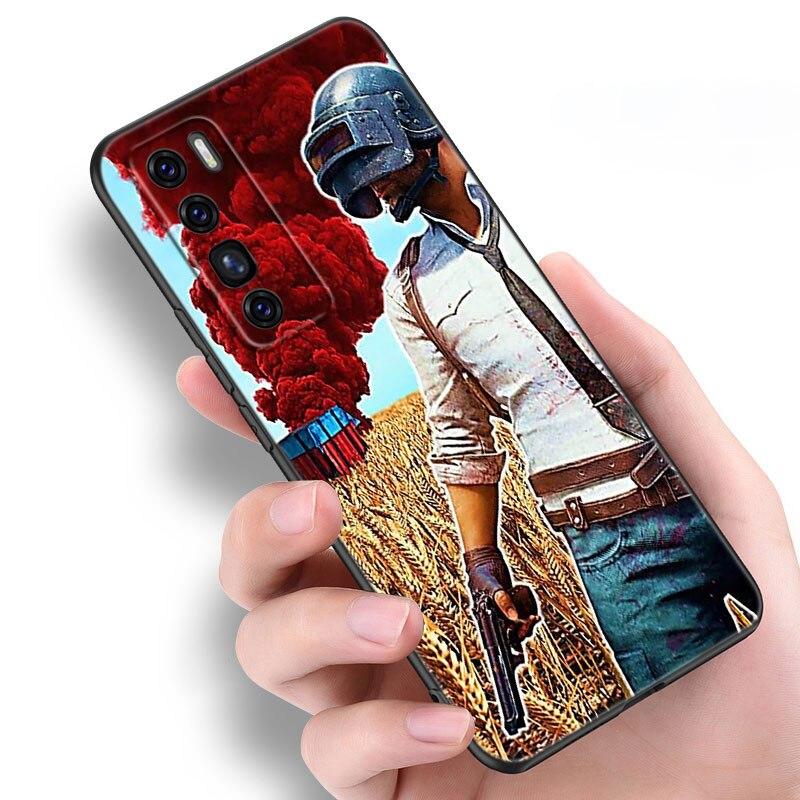 Чехол для игры Pubg для Huawei NOVA 8 9 Pro 8i 7i 7SE Y60 5T Mate 40 30 20 10 Lite Honor 50 30 Premium Pro Plus 30S, черный мягкий чехол