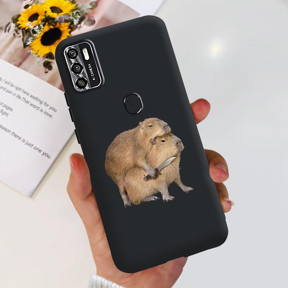 Case For ZTE Blade A7s A7020 Black Matte Soft TPU Protection Shockproof Cover For ZTE Blade L210 Fundas Stylish Luxury Housing