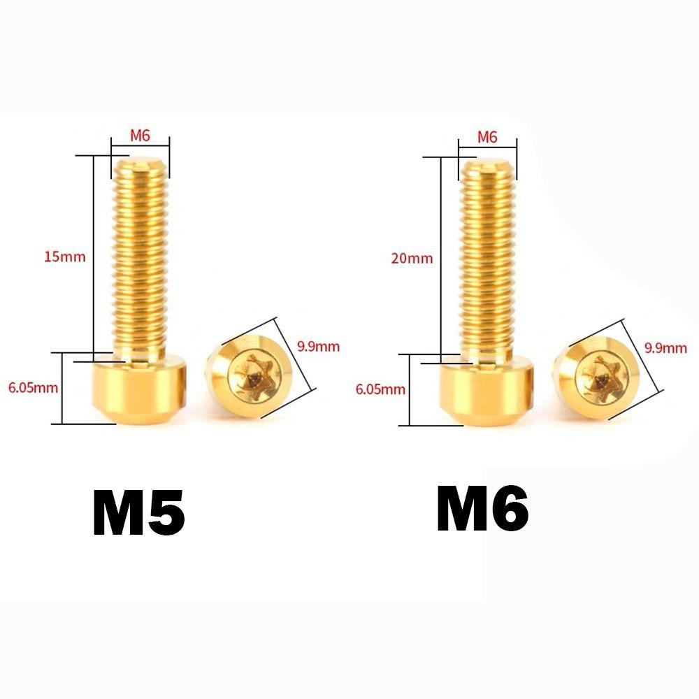 M6 Titanium Screw Torx Drive Socket Cap Screw Durable Fastener Screw Motorcycle Upgrade