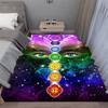 Коврик для йоги и медитации Rainbow 7 Chakra, декоративный коврик для гостиной, для дома, спальни, нескользящий коврик для кухни, моющийся коврик для ванной