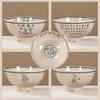 Винтажная melamine миска для лапши, большая, глубокая, суповая миска для рамена, для ресторана, кейтеринга, домашняя салатница, термостойкая пластиковая посуда