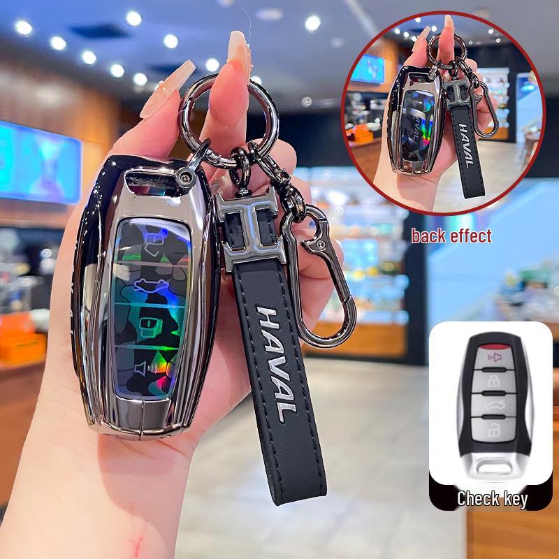 Совместимая металлическая пряжка, чехол для ключа для Great Wall Haval: H2S, M6, F5, F7X, Большой Пес, Божественный Зверь, Яростный Дракон, Дракон Макс, Сова