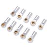 10 шт. алюминиевый шарнирный шарнир M3 металлический держатель шаровой головки для AXIAL SCX10 1/10 RC CarSilver
