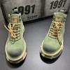Ботинки для мужчин, новые ретро-обувь весна-осень, мужская обувь, удобная обувь, винтажная мода, размер 45, классика, повседневная обувь