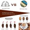 Reusable and Refillable Capsules, In Stainless Steel, Coffee Filters for Nespresso Vertuo, Vertuoline Plus &; Delonghi EN
