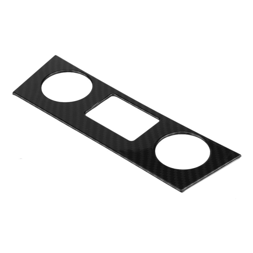 Interior Air Conditioner Button Cover Trim for Hyundai Encino Kauai Kona 1720 SUV Carbon Fiber