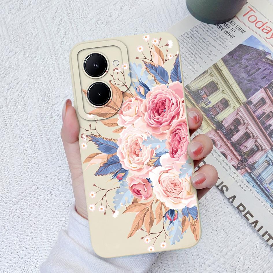 Для OPPO Realme GT Neo2 3 C33 C55 C35 C20 C30 C31 Чехол Модный чехол с цветком авокадо Защитный квадратный жидкий силикон Мягкий ТПУ для Realme Funda Coque Бампер