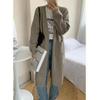 Autumn and Winter Women's Sweater In The Long Section of Soft Knitted Cardigan Loose Lazy Wind Large Pockets Temperament Soft Sweater Coat