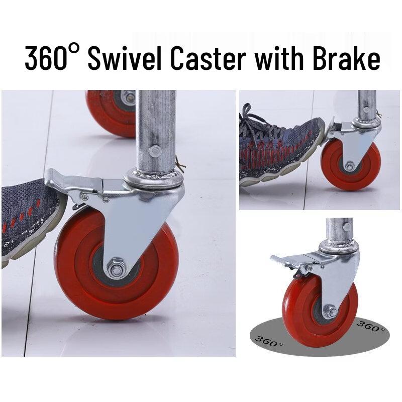 Aokewen Movable Folding Scaffolding with Wheels