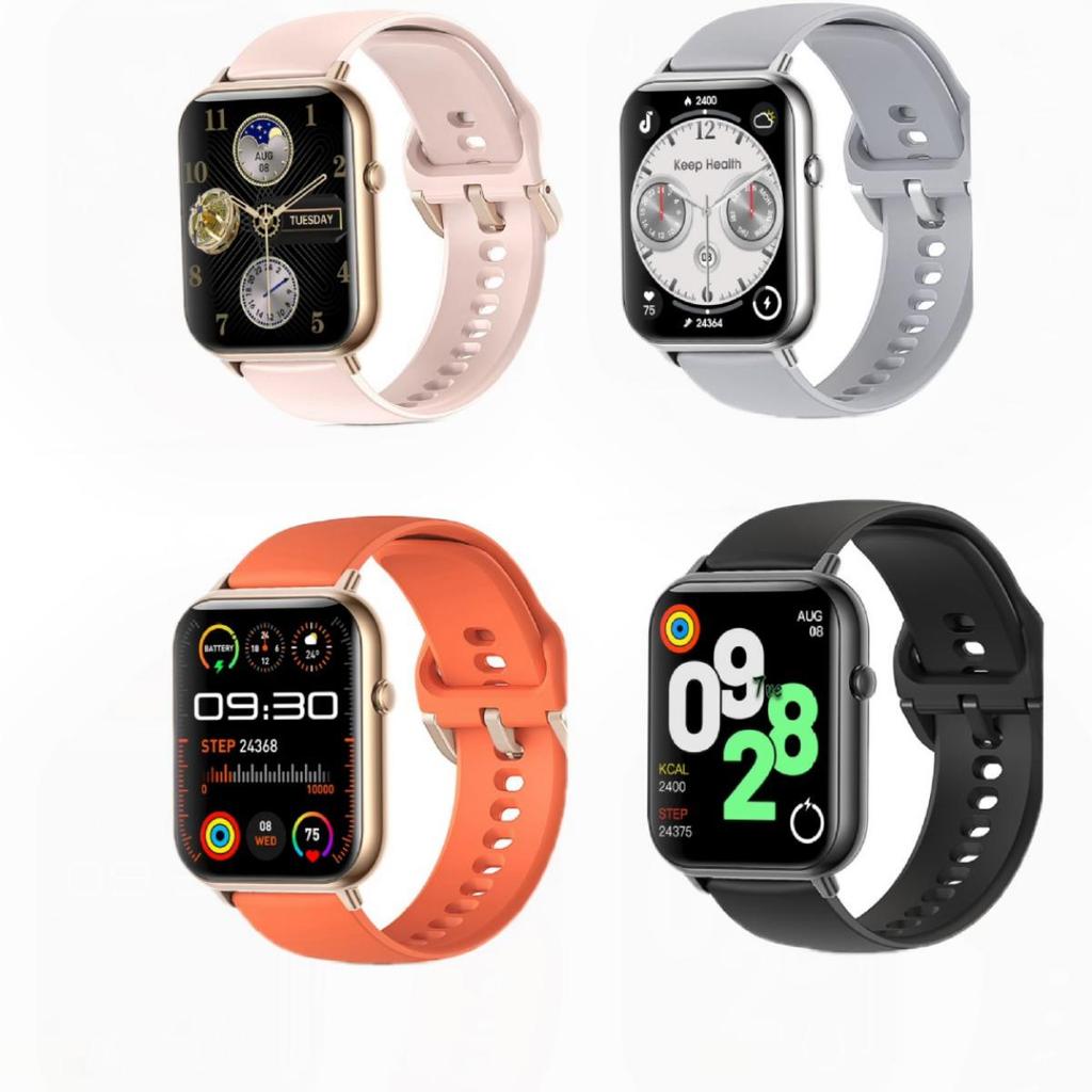 Модные смарт-часы Q19MAX: Мониторинг пульса и кислорода в крови, Bluetooth-звонки, водонепроницаемость IP68