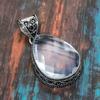 Белый топаз Gemstone 925 Sterling Silver Подвеска для свадебных украшений ручной работы