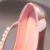 Girls Sequin Shoes High Heel Leather Shoes Princess Shoes Children Shoes