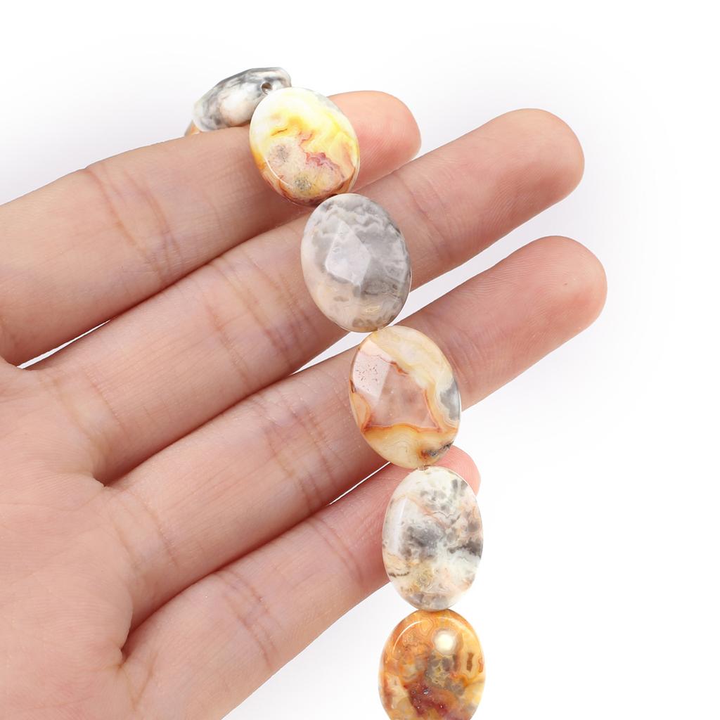 Бусины из натурального камня опал/агат/малахит овальные граненые бусины для изготовления ювелирных изделий DIY ожерелье браслет серьги аксессуар