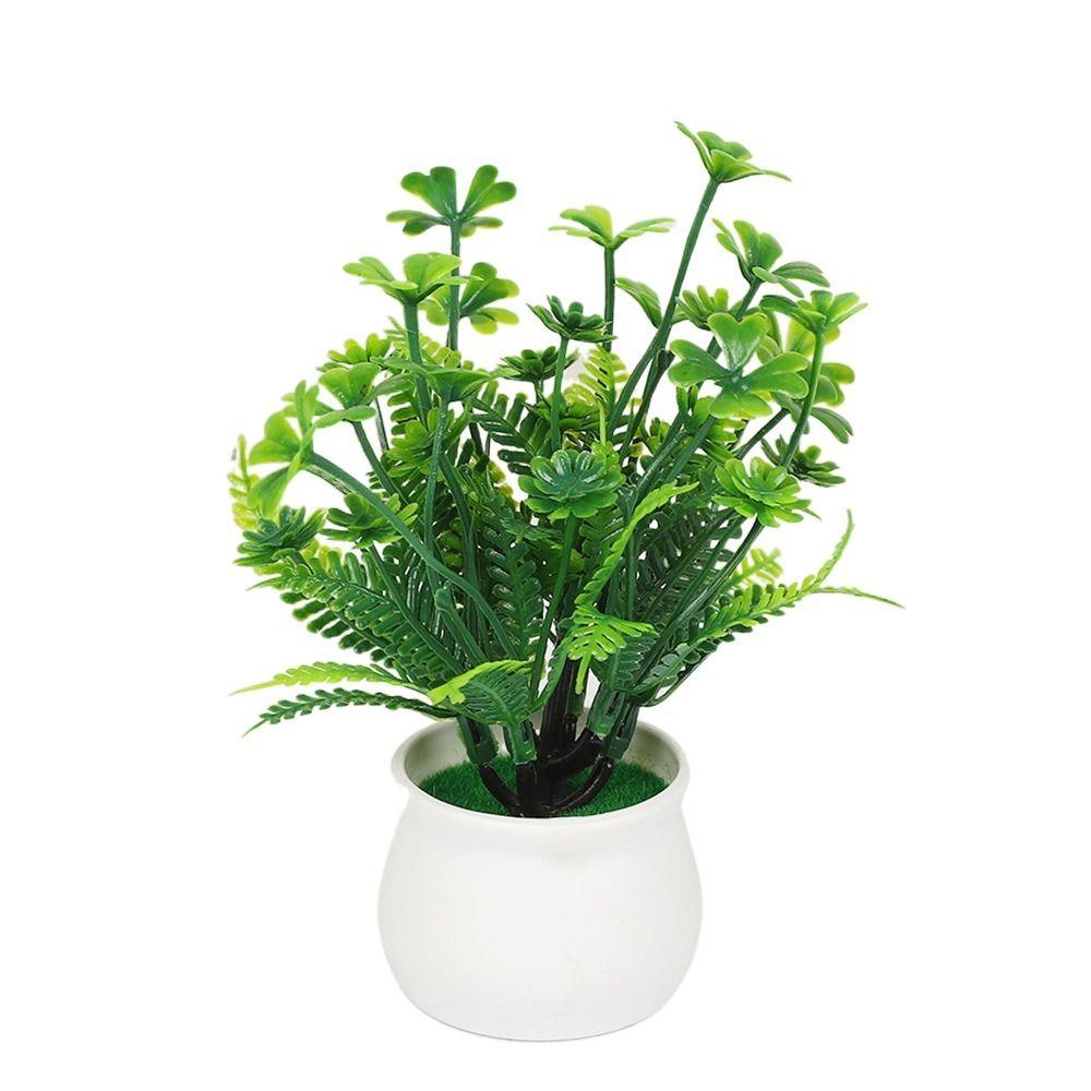 Зеленые реалистичные растения в горшках Алоэ Трава Искусственная трава Подарочные горшки Искусственные растения Бонсай