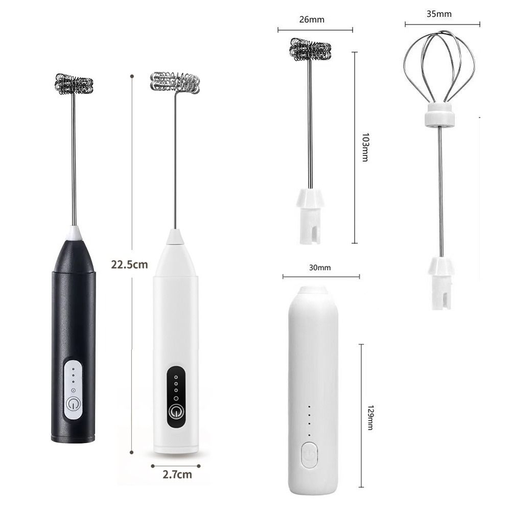 USB Перезаряжаемый Венчик для яиц Три скорости Погружной блендер Новый Венчик для крема Инструменты для эспрессо