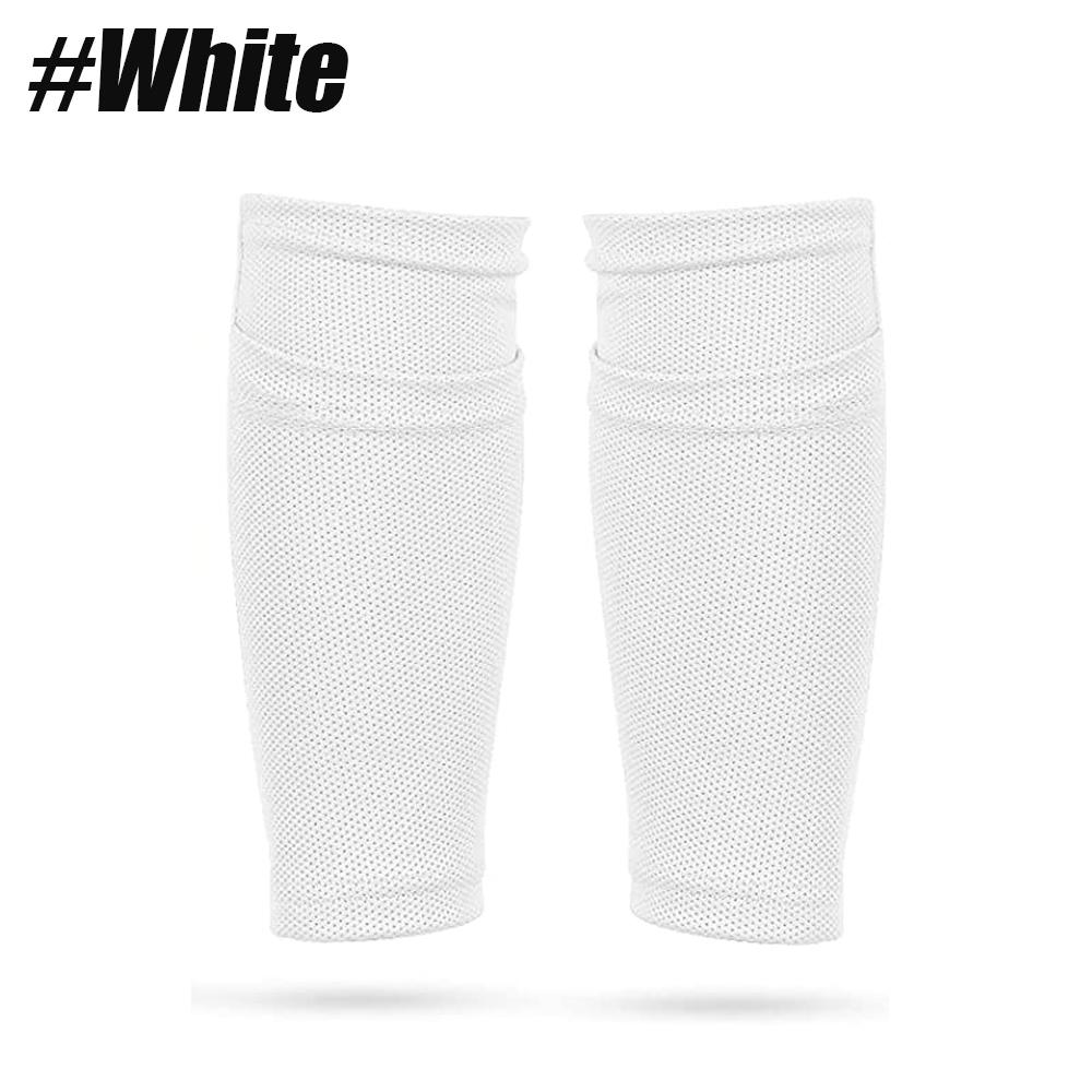 1Pair Kids Soccer Shin Guard Socks Breathable Calf Shin Guard Covers Shin Guard Holders Soccer Socks With Pockets