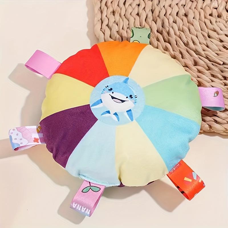 Colourful Interactive Plush Dog Toy with Squeaky Durable Chew Toy for All Breeds, Music Notes and Animal Designs for Training and Play