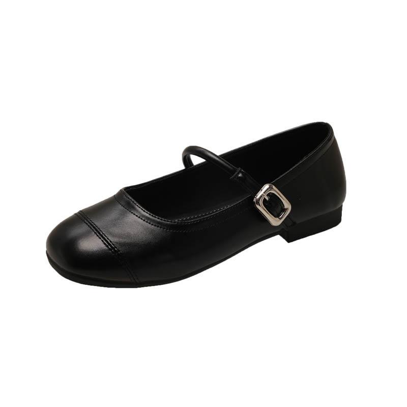 Мэри Джейн туфли-лодочки женские весна-лето 2025 новая корейская версия универсальные квадратный носок плоская подошва мягкая подошва обувь Доудоу женская