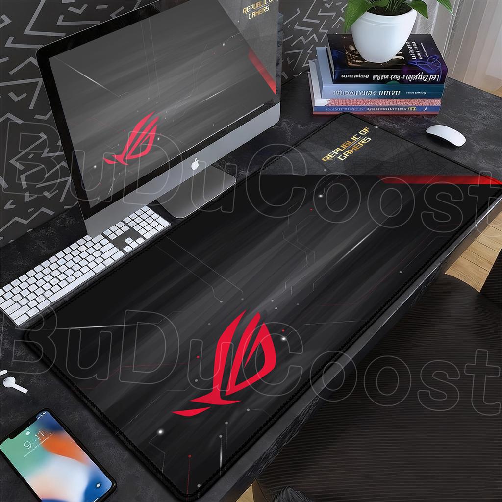 Laptops Office Non-slip Extend Table Pad PC Playmat Large Asus Rog Keyboard Mouse Mats 30x80cm Gaming Lock Edge Mousepad Durable