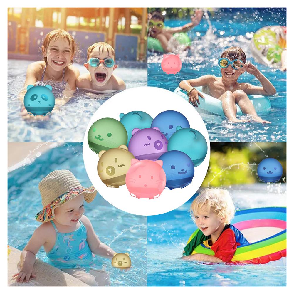 Silicone Water Bombs Refillable Reusable Water Balls Water Balls Toys for Kids Adults Summer Outdoor Activities