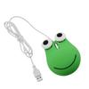 USB-мышь с проводом, милая, для детей, эргономичный дизайн, форма зеленой лягушки, проводная компьютерная мышь для ноутбука, ПК