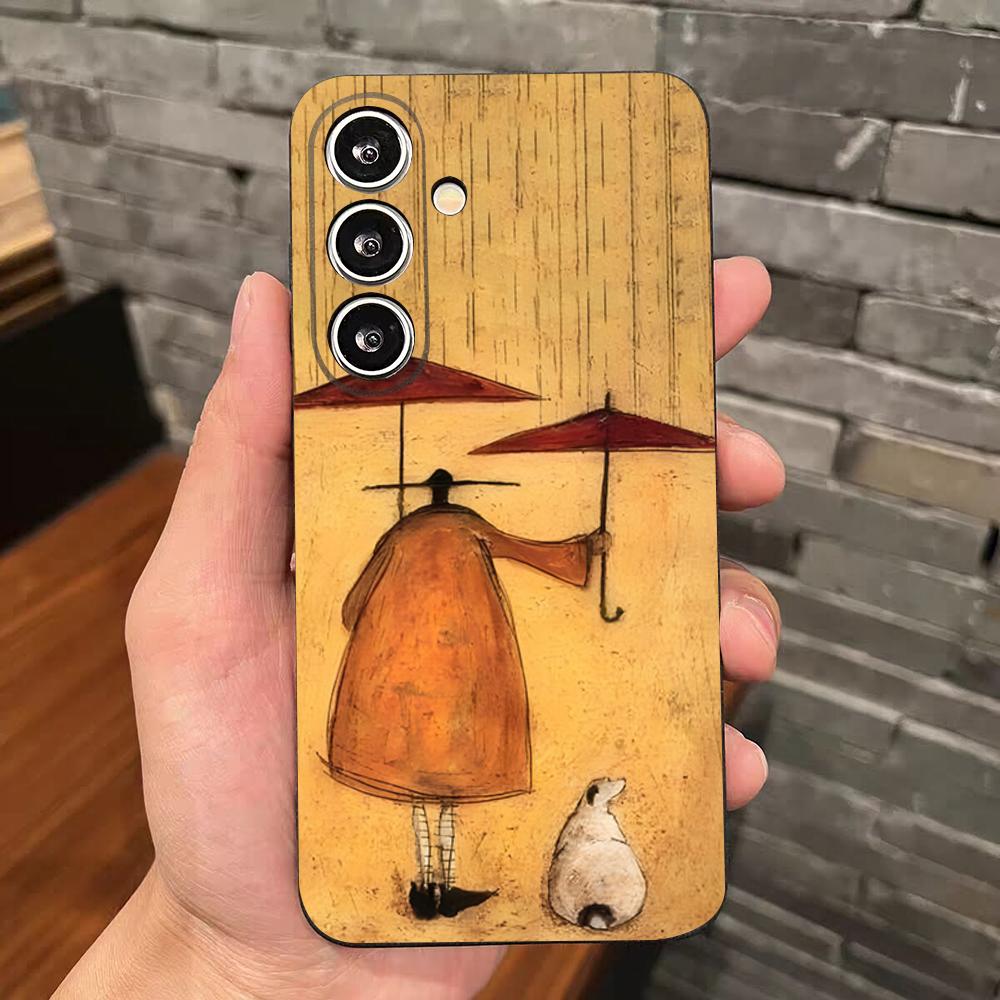 Чехол для телефона Sam Toft Art Абстрактный пейзаж для Samsung S26 S25 Edge S24 S23 S22 S21 S20 Ultra Plus Fe Galaxy Силиконовый чехол