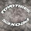 TOYO TIRES PROXES Универсальная 3D Водонепроницаемая Наклейка на Шину Автомобиля Колесо Автомобиля Резиновые Слитные Буквы Наклейки Аксессуары