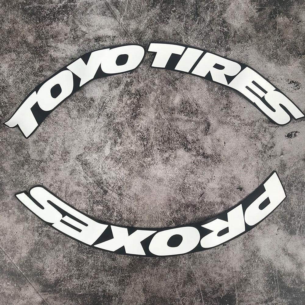 TOYO TIRES PROXES Универсальная 3D Водонепроницаемая Наклейка на Шину Автомобиля Колесо Автомобиля Резиновые Слитные Буквы Наклейки Аксессуары