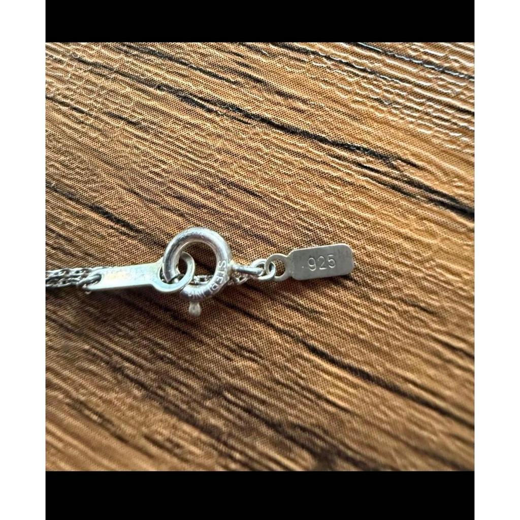 Б/у серебряное 925 пробы/K10 колье-сердце STAR JEWELRY