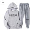 Essentials от FEAR OF GOD: Модные парные худи с флисом, комплект из двух предметов