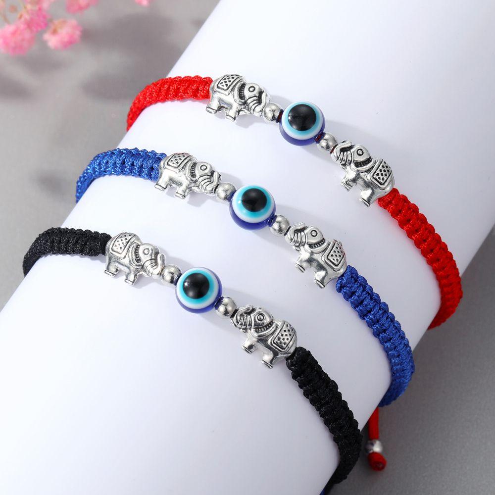 Friendship Flower Woven Braided Tortoise Hand Rope Lucky Bracelet Demon Eye Bracelet For Women