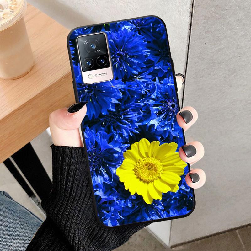 For Vivo V21 5G Case V2050 Silicone Soft Protective TPU Funda Cases for vivo V21 4G Back Cover Bumper for VivoV21 V 21 5G V21E