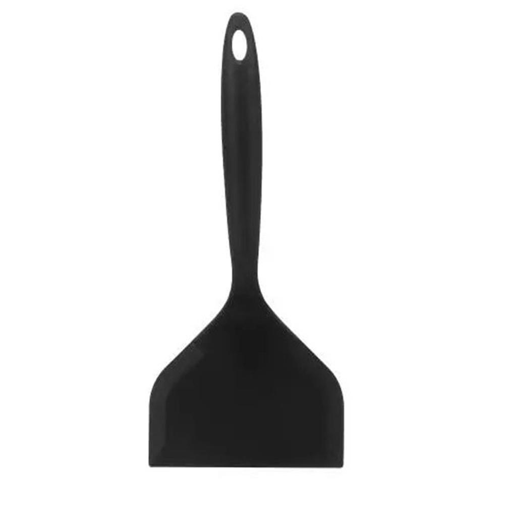 Silicone Pancake Spatula Heat-Resistant Wide Flat Turner Steak Fried Shovel for Nonstick Cookware Egg Cookie Omelette