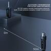 Беспроводной UHF Микрофонный Конвертер Адаптер XLR Передатчик и Приемник для Динамического Микрофона Гитары Аудио Микшера PA Системы