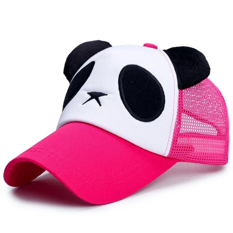 Летние Милые Бейсболки с Пандой Для Мужчин Женщин Хлопок Хип-Хоп Snapback Кепки Защита от Солнца Мальчики Девочки На Открытом Воздухе Gorras Дропшиппинг