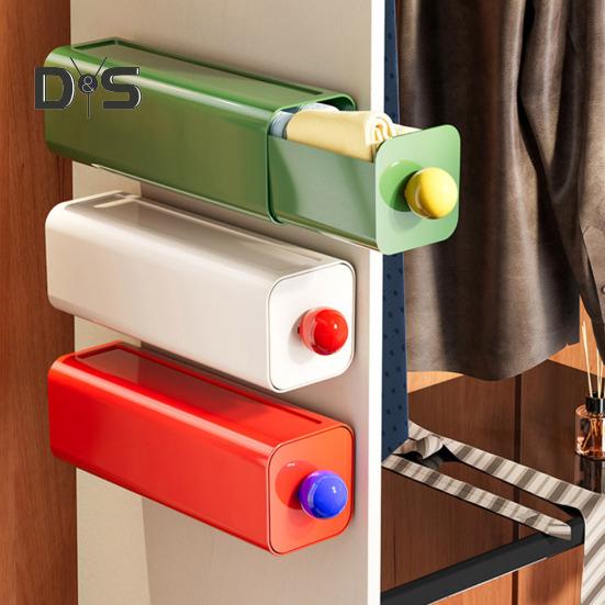 Socks Storage Box Large Capacity Wide Application No Drilling Easy To Install Dustproof Wall Mount Organizer Storage Case