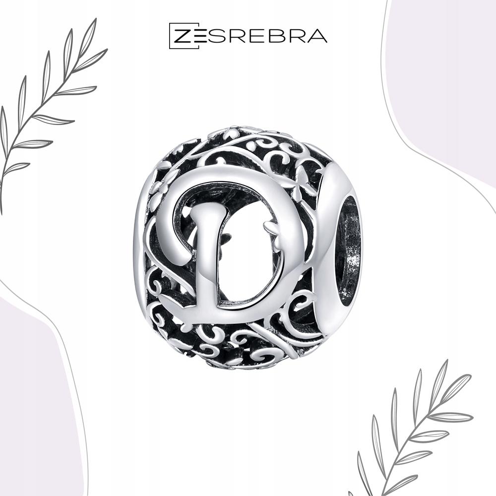 Charms Letter D 925 Bead Letter Pendant Charms Pr 925