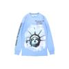 Off-White FW20 Co Худи Статуя Свободы Вирджил Абло Мужские худи Голубой OMBA025E181920153199