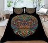 Bohemia Duvet Cover Set Queen Size Постельное белье Домашний Текстиль 3D Печать Модное Одеяло Покрывало Женское Постельное Белье Покрывало