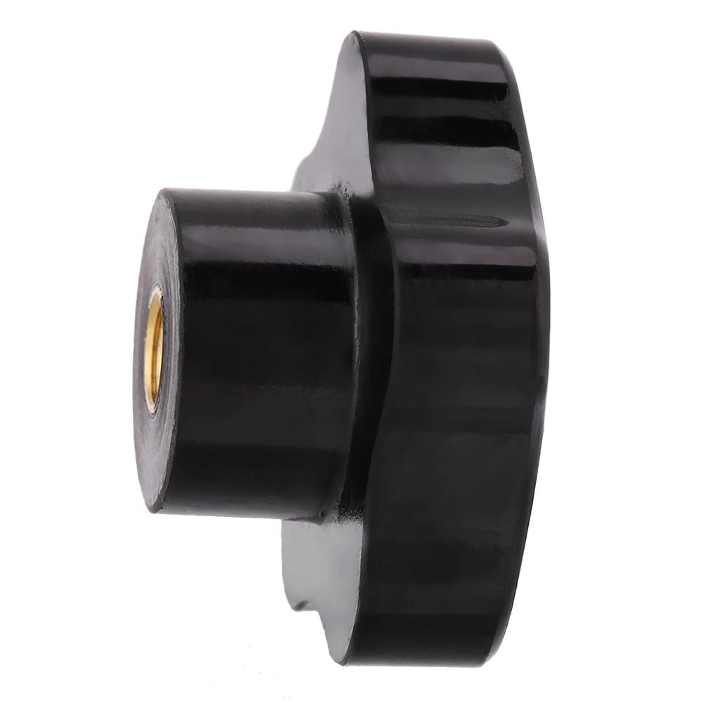 5 шт. Универсальная пластиковая ручка-звездочка черного цвета M8 для станка