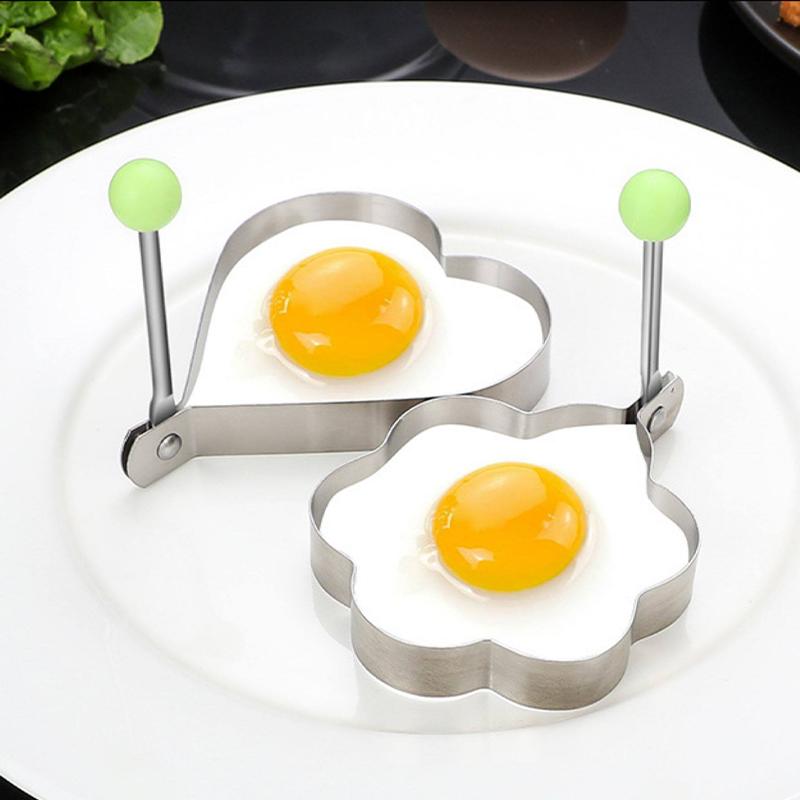 Форма для жарки яиц из нержавеющей стали DIY модель для жарки яиц Инструмент для жарки яиц Форма в виде сердца Блинница