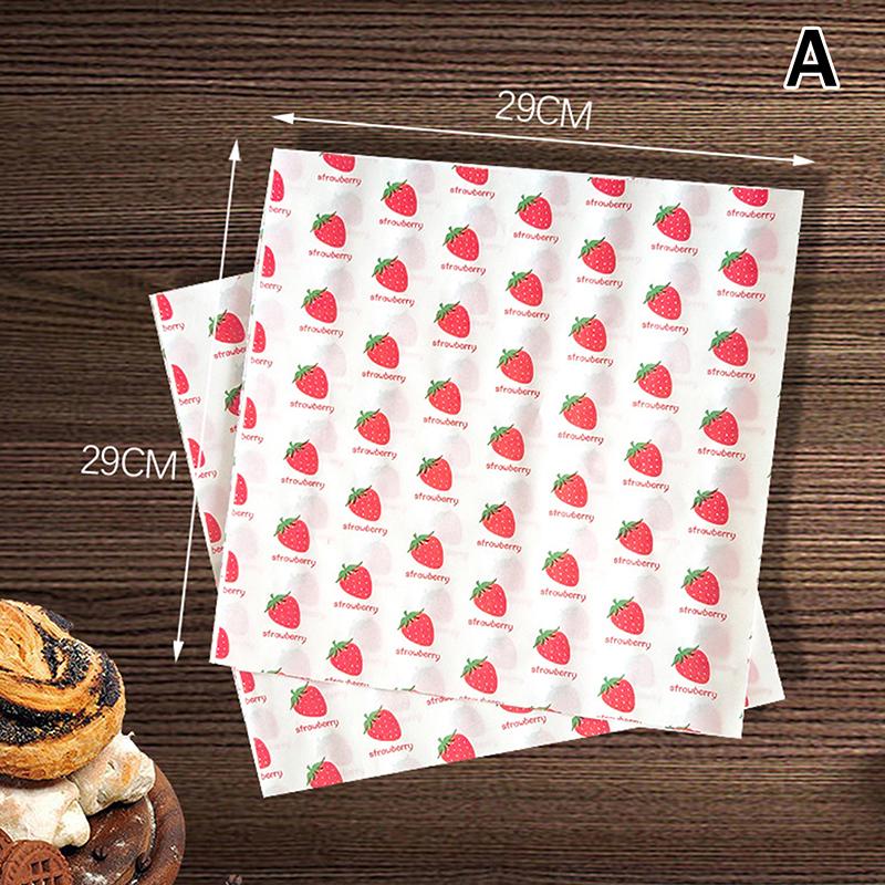 50 шт. Маслостойкая оберточная бумага для выпечки и пищевых продуктов, вощеная бумага, оберточная бумага для гамбургеров и картофеля фри, кухонный коврик для сэндвичей и хлеба, инструменты для выпечки