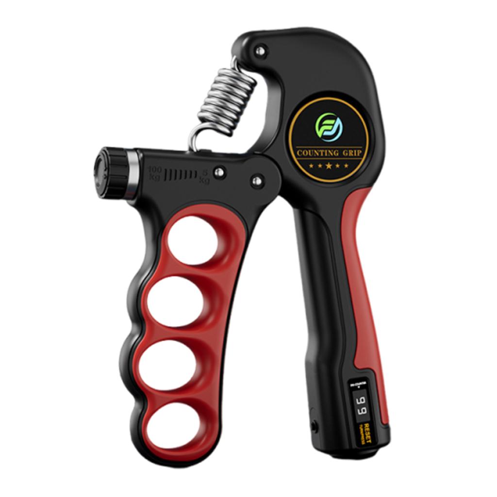Adjustable Hand Gripper Anti-Slip Electronic Counting Hand Gripper Wrist Strength Expander for Muscle Building Recover