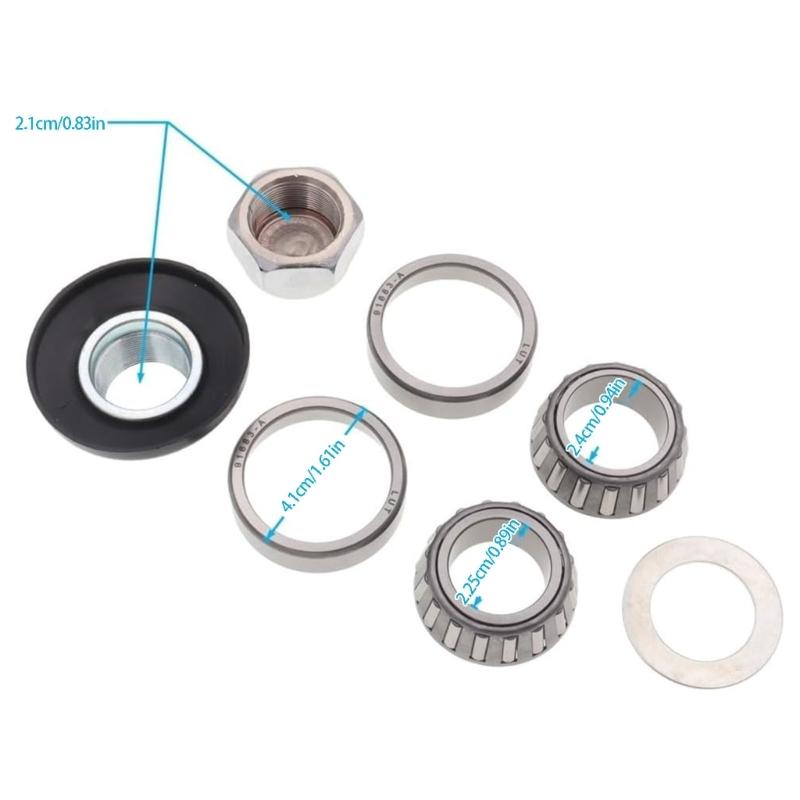 Versatile Bearing for Enhanced Steering Performances and Durability in Sand Racing Motorcycles 50cc to 250cc 41-22.5-24
