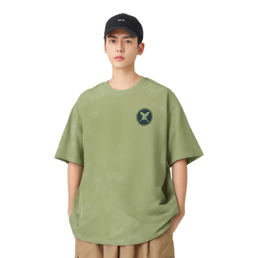 Nike Футболка SB Yuto Olive Aura Мужские топы Зеленый HJ0808-311