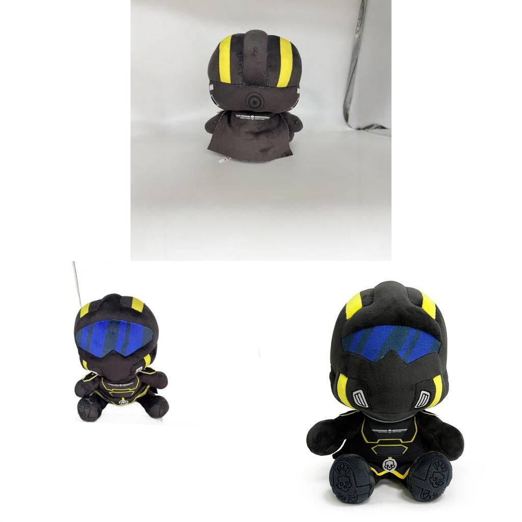Helldivers 2 Cartoon Character Plush Toy With Short Pile Fabric For Kids And Adults