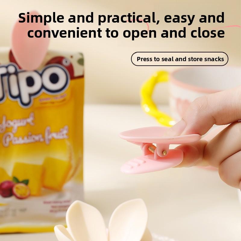 Магнитный зажим, Зажим-печать «Цвет сакуры», Зажим-печать «Лотос», Магнит на холодильник, Зажим для пакетов с едой, Зажим-печать «Лотос» для закусок